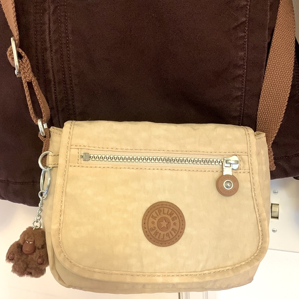 Kipling Karter-Jay Tan Crossbody